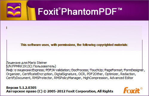 Foxit PhantomPDF