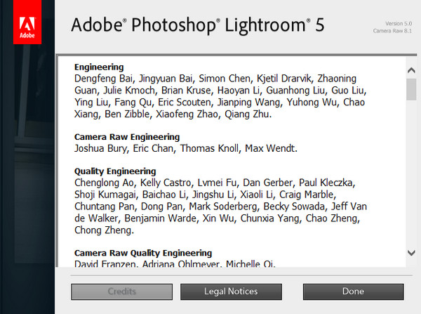 Adobe Photoshop Lightroom 5