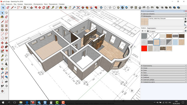 SketchUp для интерьера