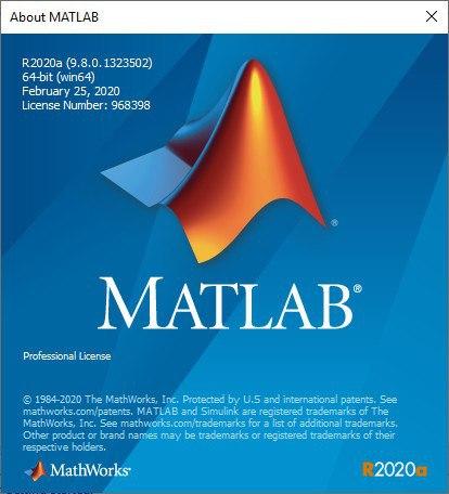 Matlab R2020a