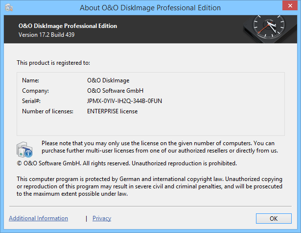 O&O DiskImage Professional