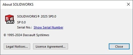 SolidWorks Premium Edition 2025 SP0.0