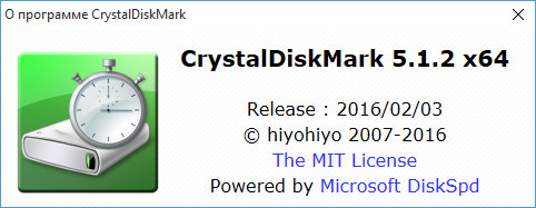 CrystalDiskMark 5.1.2