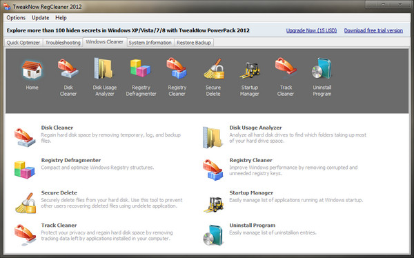 TweakNow RegCleaner 2012