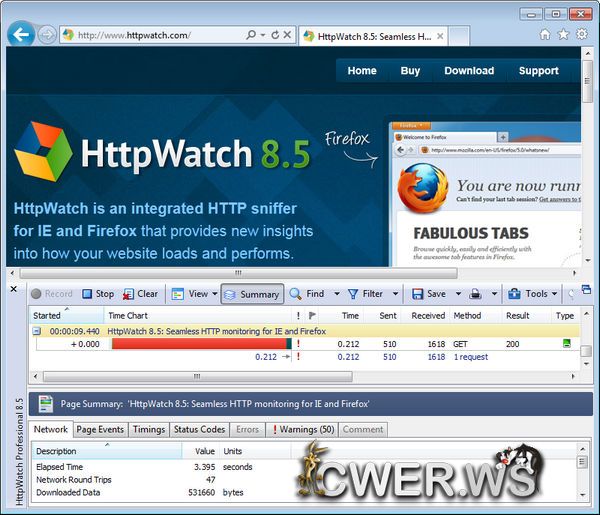 HttpWatch Professional Edition 8