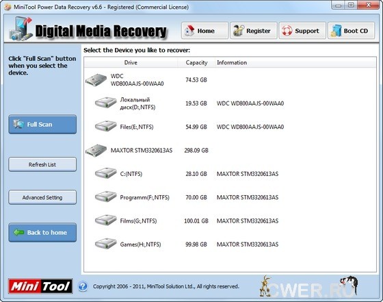 Power Data Recovery