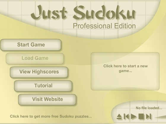 Just Sudoku