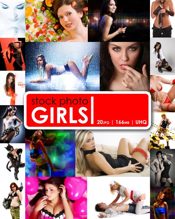 Stock Photo. Girls