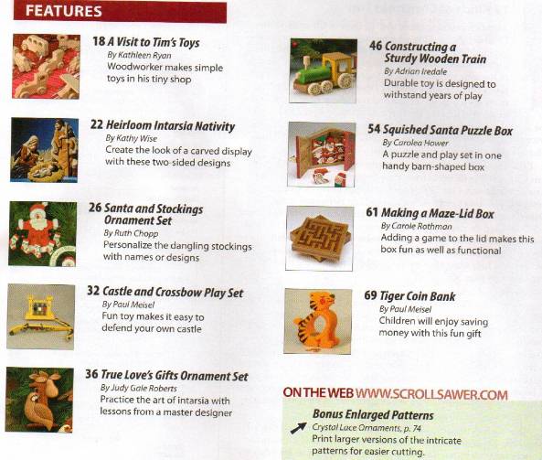 ScrollSaw Woodworking & Crafts №49 (Holiday 2012)с