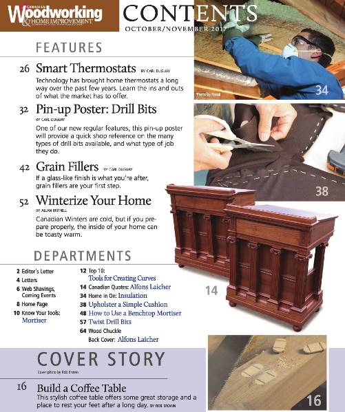 Canadian Woodworking & Home Improvement №110 (October-November 2017)с