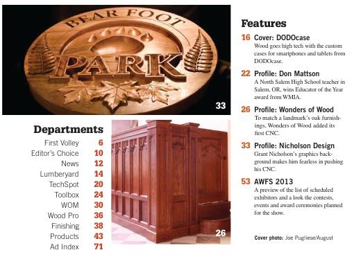 Custom Woodworking Business №5 (July 2013)с