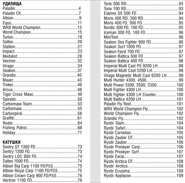 Каталог рыболовных снастей Konger (2014)с