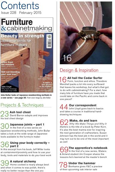 Furniture Cabinetmaking №228 (February 2015)с