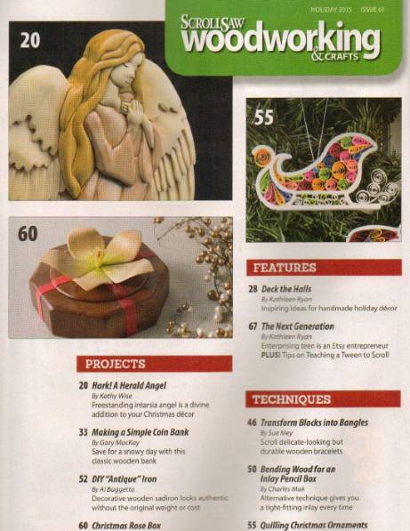 ScrollSaw Woodworking & Crafts №61 (Holiday 2015)с